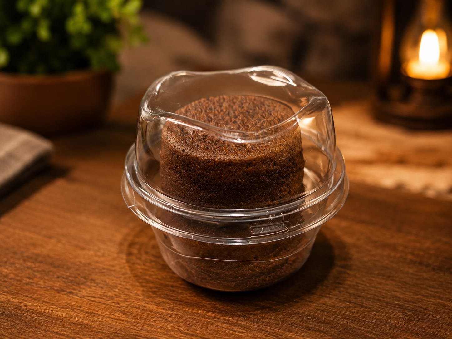 Petit gâteau em pote individual lacrado